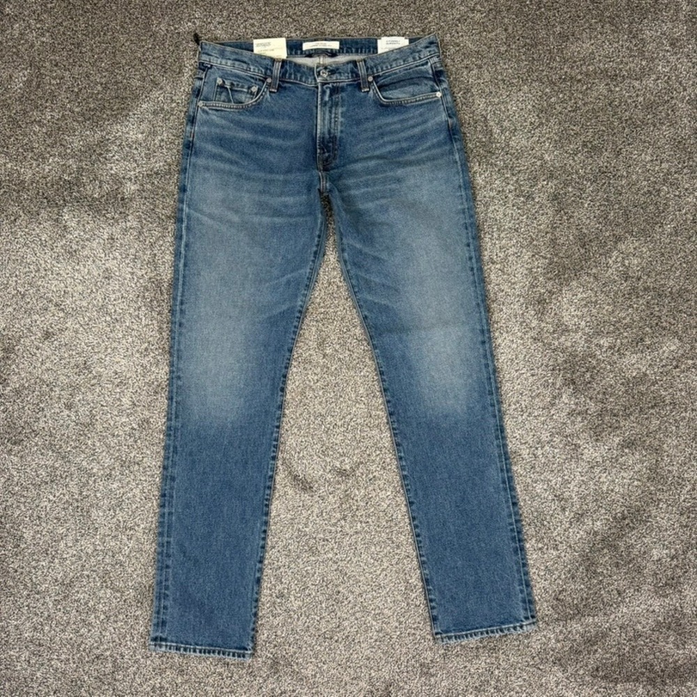 NEW Citizens of Humanity Adler Tapered Classic Jeans Billy Reid Medium Indigo 33